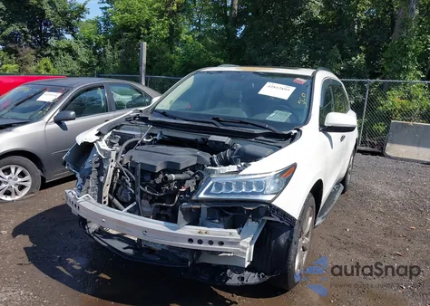 2014 Acura Mdx Advance Pkg W/Entertainment Pkg from USA, damaged, VIN 5FRYD4H85EB039702